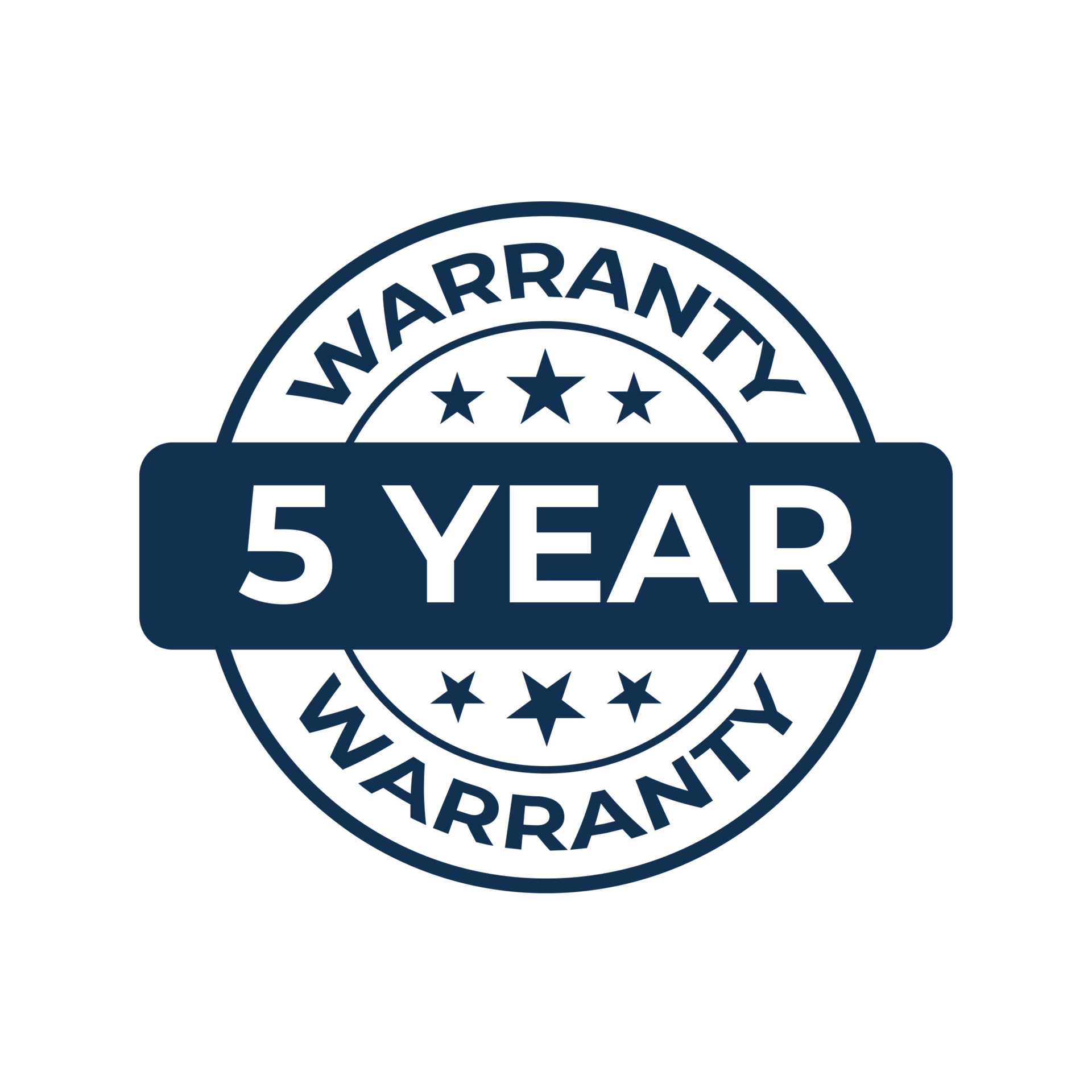 5 years warranty